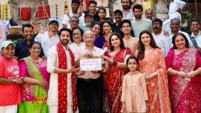 It's a wrap! Ayushmann Khurrana and Sharvari's Yeh Prem Mol Liya concludes shoot; see EXCLUSIVE picture from set!