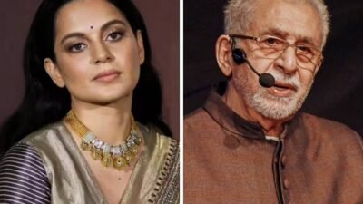 Kangana Ranaut defends calling Naseeruddin Shah ‘lomdi’; says, “Whenever you look at his films, interviews or statements, it is always about Pakistan”