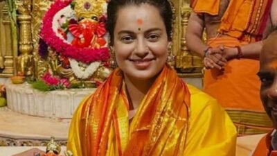 Kangana Ranaut visits Siddhivinayak and Mumba Devi temples in Mumbai, shares pictures