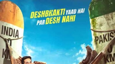 Ayushmann Khurrana literally hangs between India and Pakistan in quirky first poster of Udta Teer; film to release on October 9