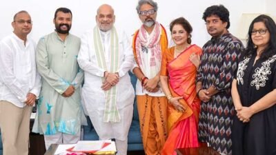 Hanuman Ansh team meets Home Minister Amit Shah in New Delhi
