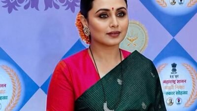 Rani Mukerji honoured with Raj Kapoor special contribution award at Maharashtra State Film Awards 2026