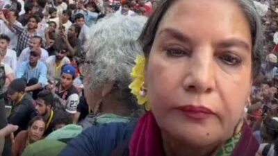 Shabana Azmi backs CJP’s Mumbai protest; says, “We don’t have to tolerate anything wrong”